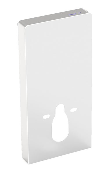 Weißer Seifenspender zur Wandmontage