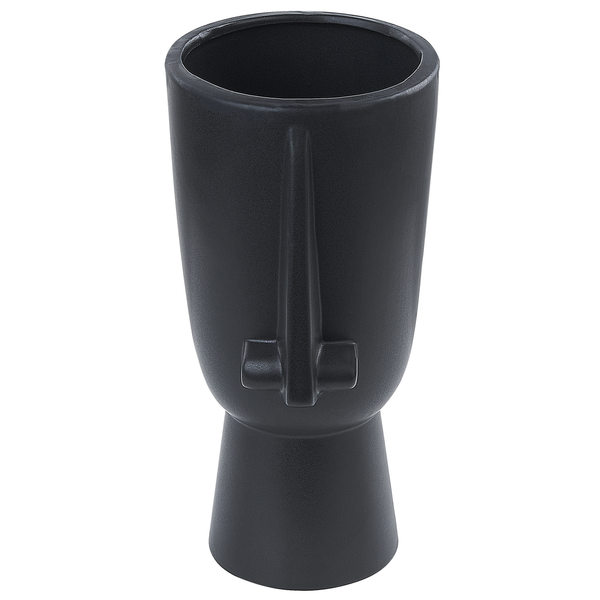 Blumenvase ARTEMIS Keramik 22 cm Schwarz