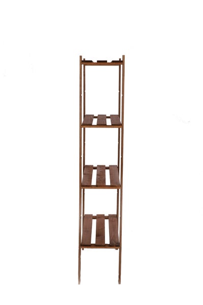 PROREGAL Holzregal Pinepeak HxBxT 150 x 80 x 28 cm 4 Fachboden 1,2 cm Dickes Kiefernholz Braun