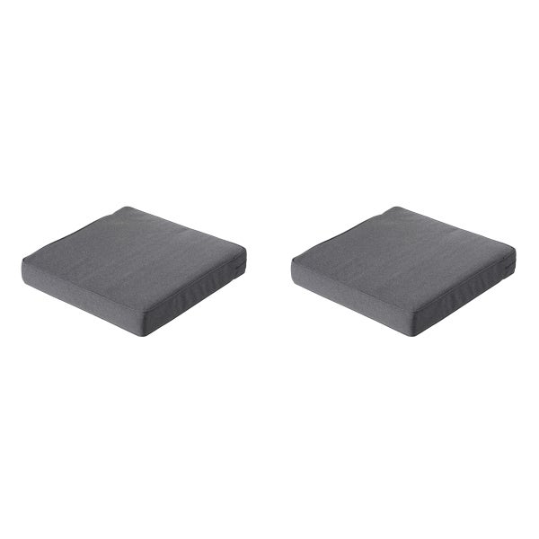 Lounge Profi-Line Sitzkissen Manchester grau - ca. 73x73 cm - 2er-Set