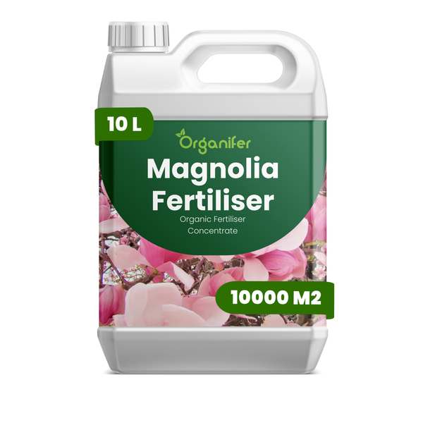 Organifer Magnoliendünger, organisches Düngerkonzentrat im 10 Liter Kanister für 10000 Quadratmeter.