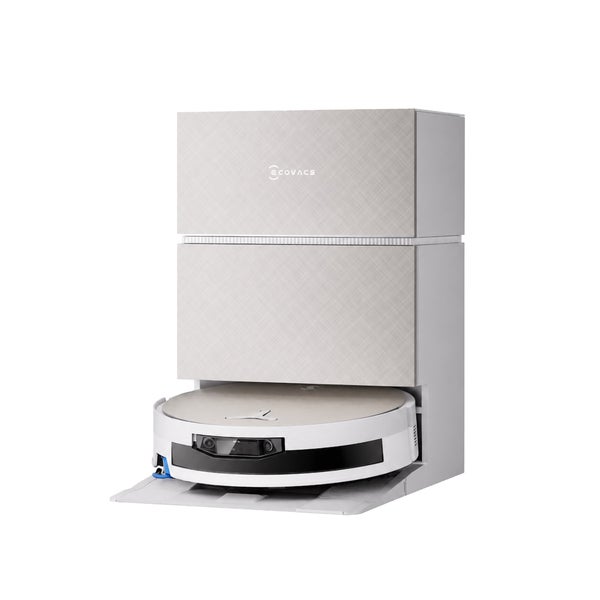 Ecovacs Saug- und Wischroboter mit multifunktionaler Dockingstation.