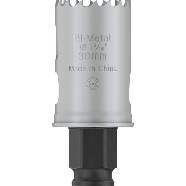 Bimetall Lochsäge mit einem Durchmesser von 30 Millimeter