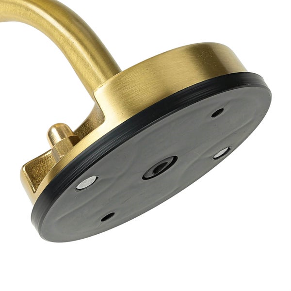 Goldfarbener Saugnapf für Badezimmerarmaturen