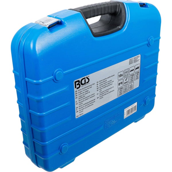 BGS Motor Einstellwerkzeug Satz im blauen Koffer