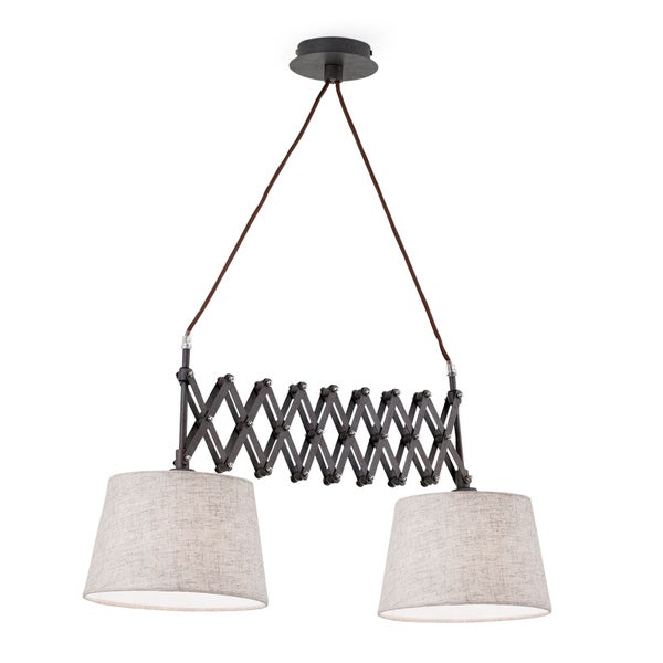 Boho Hängeleuchte Factory 100 x 18 cm Antik 2 x E27