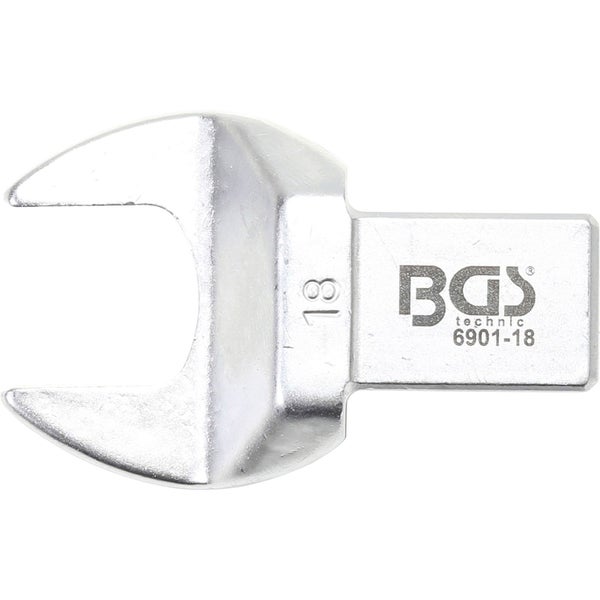 BGS Einsteck-Maulschlüssel 18 mm Aufnahme 14 x 18 - 6901-18
