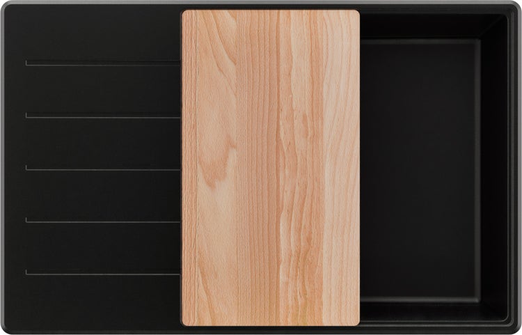 Spülbecken mit Schneidebrett