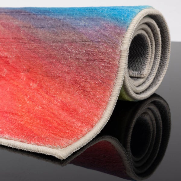 Farbenfrohe weiche Badematte Ariella Bunt 70x120 cm