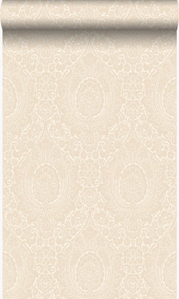 Origin Wallcoverings Tapete Ornamente Crême-Beige - 53 cm x 10,05 m - 345433