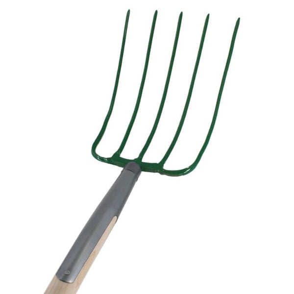 Kompostgabel (5 Zinken) mit T-Stiel (110 cm)