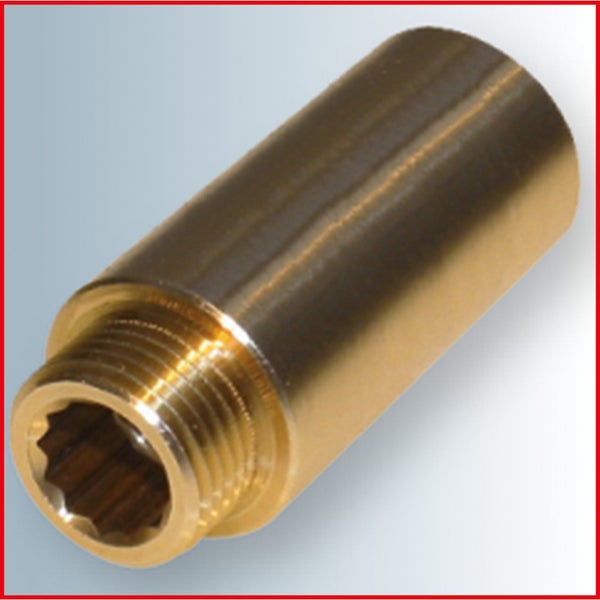 Messingfitting mit Gewinde