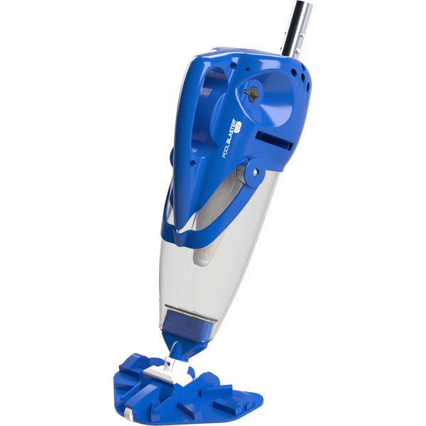 Kabelloser Poolsauger Pool Blaster 300E mit transparentem Schmutzbehälter für die Reinigung von Schwimmbecken.