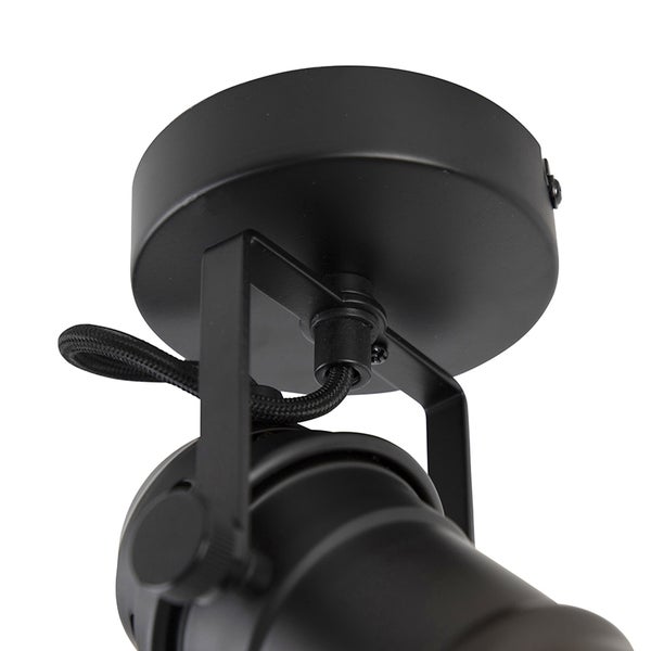 Schwarzer Deckenspot