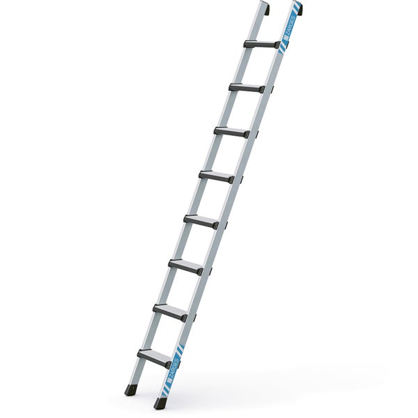 Leiter aus Aluminium mit sieben Stufen