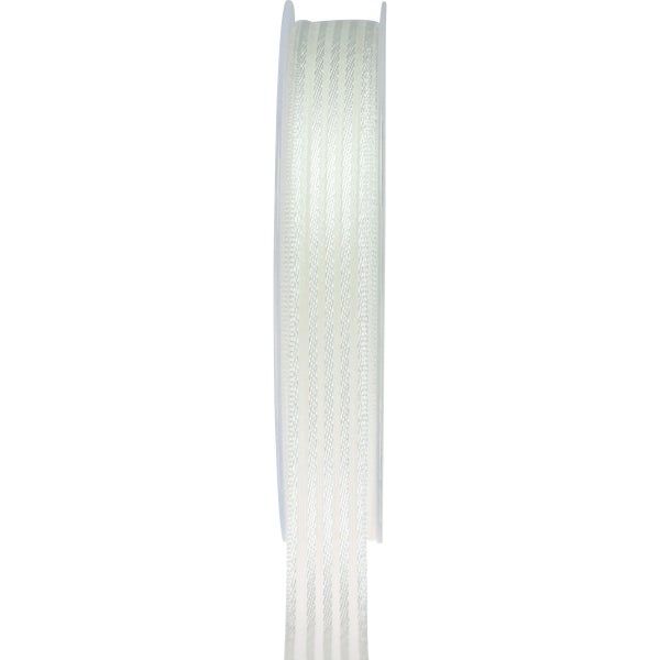 Dekoratives Band mit Streifenmuster auf einer Spule