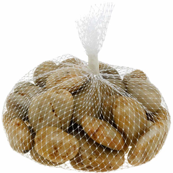 Netzbeutel mit Zierkies