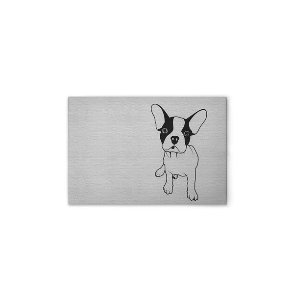 Fußmatte mit Französischer Bulldogge Motiv