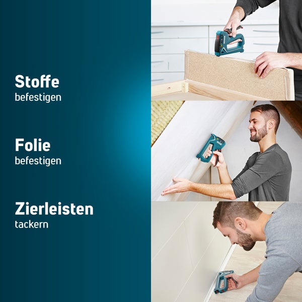 Novus Tools Handtacker J-17 6-14 mm, Profi-Tacker geeignet für Feindraht-, Flachdrahtklammern & Nägel 030-0474