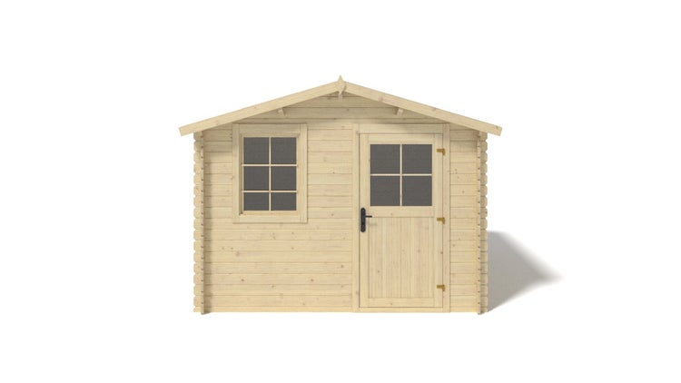 Gartenhaus, Gerätehaus 7,50m2 - 3x2,50m - 28mm