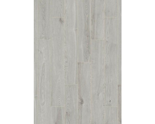 Heller Laminatboden in Holzoptik