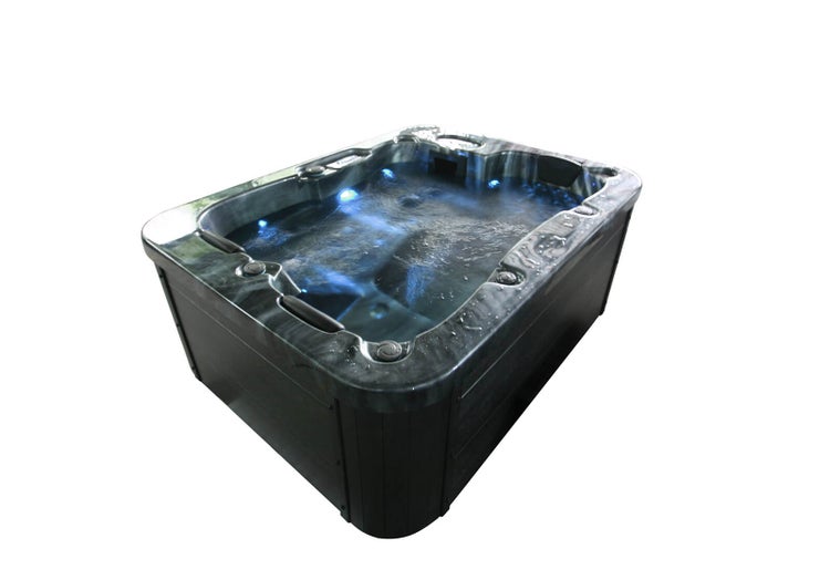 Home Deluxe Outdoor Whirlpool BLACK MARBLE -  Pure