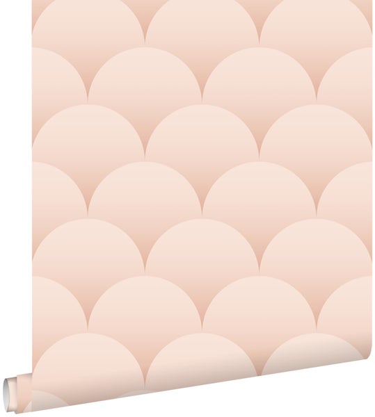 Tapetenrolle mit Halbkreis Muster