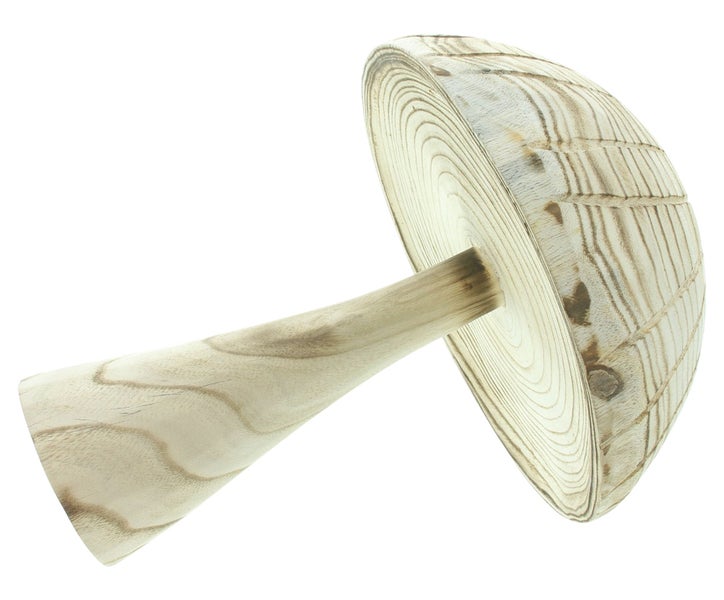 FRANK FLECHTWAREN | Holzdeko Mushroom, groß, PAULOWNIA, ca. 29 x 29 x 35 cm