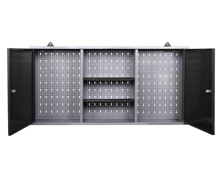 Ondis24 Werkstatt Set Klaus 120 cm 1 Schrank LED, Werkstatteinrichtung, Werkbank