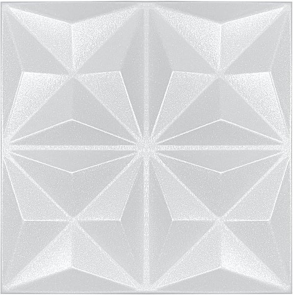 Polystyrol XPS Styropor 3D Paneelen Deckenpaneelen Dekoren 50x50cm 3mm stärke Origami Weiß