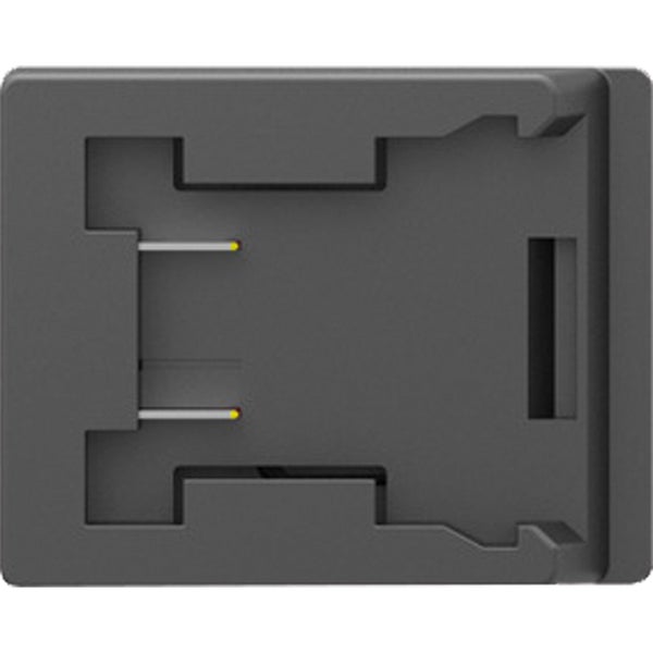 Dunkelgrauer Systemadapter