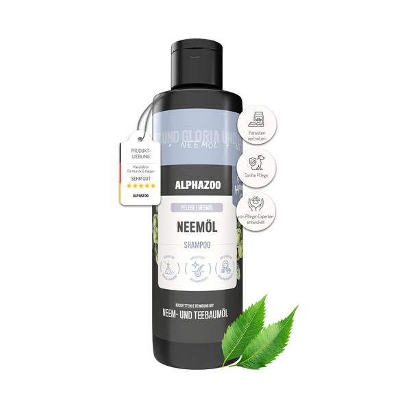 Alphazoo Neemöl Shampoo für Hunde und Katzen