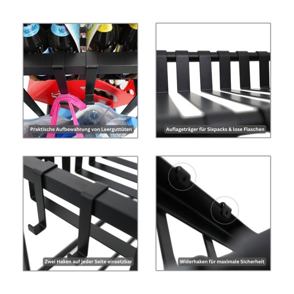 Dekoratives Schild mit der Aufschrift 'Hunde bekloppt aber glücklich' und den Maßen 27 x 10 cm