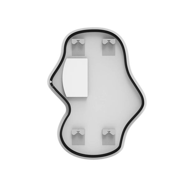 Wandspiegel mit unregelmäßiger Form und Montagesystem