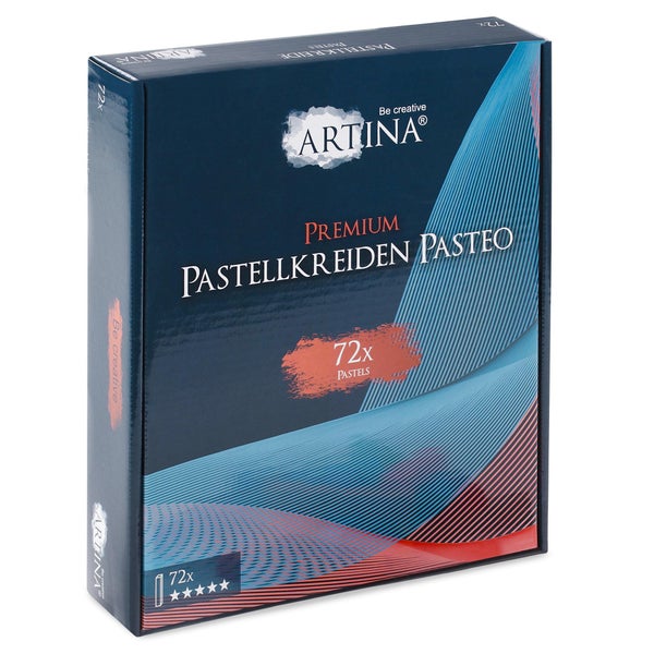 Artina Pastellkreiden Pasteo, 72 Stück, Packung