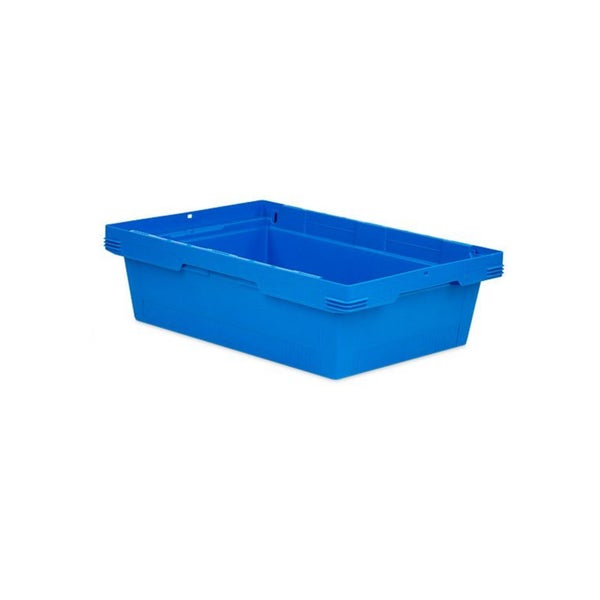 PROREGAL Mega Deal 10x Conical Mehrweg-Stapelbehälter Blau HxBxT 17,5 x 40 x 60cm 29 Liter Lagerbox  Eurobox  Transportbox  Transportbehälter