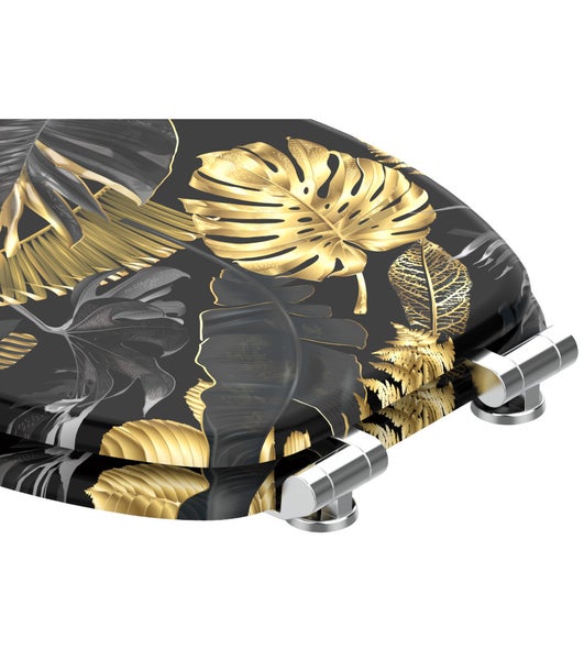 WC-Sitz Absenkautomatik Golden Leaves