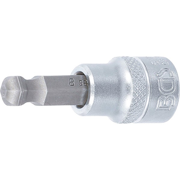 BGS Bit-Einsatz Antrieb Innenvierkant 10 mm (3/8) Innensechskant mit Kugelkopf 8 mm - 5115