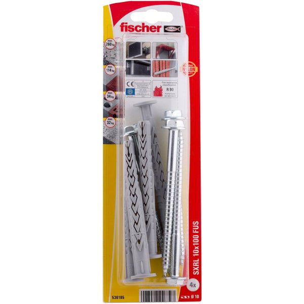 Fischer Langschaftdübel SXRL 10x100 FUS K (4) - 536185