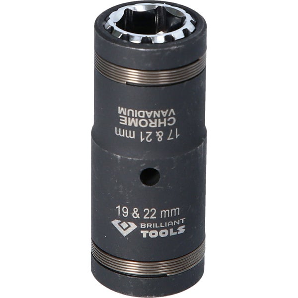 Brilliant Tools Steckschlüssel-Einsatz für Radschrauben 17/19/21/22 mm
