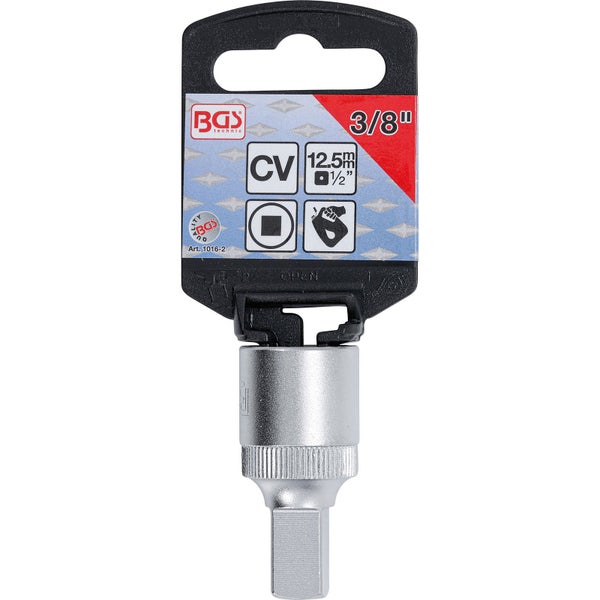BGS Öldienstschlüssel Antrieb Innenvierkant 12,5 mm (1/2) Abtrieb Innenvierkant 3/8 - 1016-2