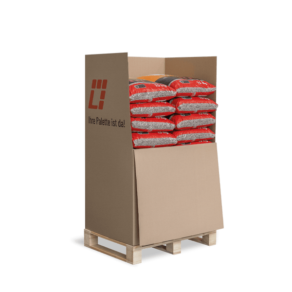 Heizfuxx Holzpellets Red 15kg x 20 Sack 300kg Palette Hartholzpellets Buchenpellets