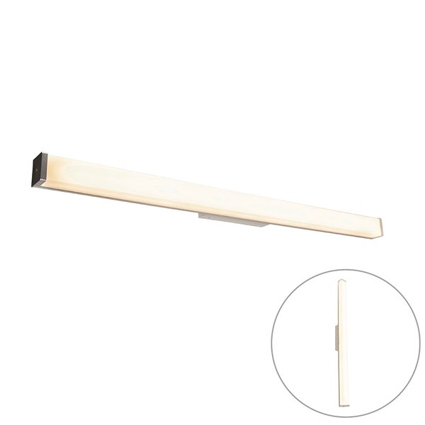 Moderne Badezimmer Wandleuchte Stahl 92 cm IP44 - Cascada