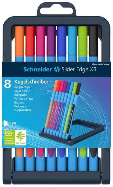 Schneider Kugelschreiber Slider Edge XB, 8er Set