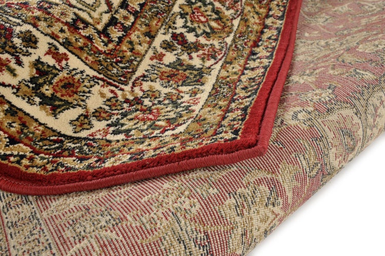 Gewebter Teppich im Orient-Design Hamadan Rot 50x80 cm
