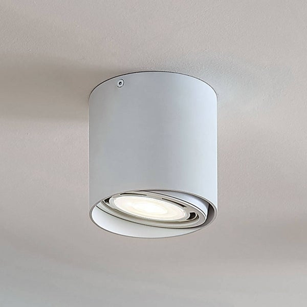 Arcchio Strahler Mabel (Modern) in Weiß aus Aluminium (1 flammig, GU10) - Deckenlampe Deckenleuchte Lampe Spot Küchenleuchte