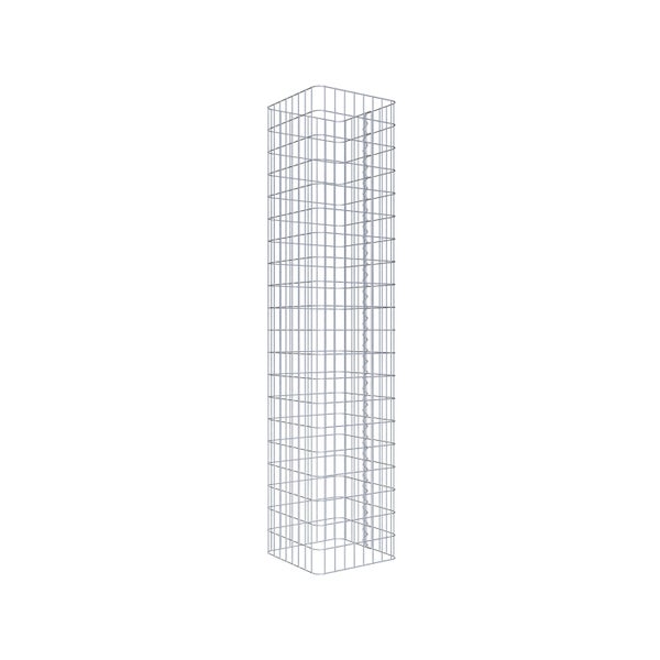 Gabionensäule 42 x 42 cm, MW 5 x 10 cm eckig - Höhe: 2,00 m