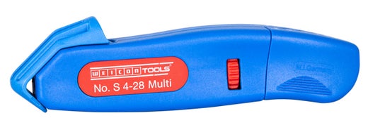 WEICON Kabelmesser No. S 4-28 Multi | mit integrierter Abisolierfunktion von 0,5 - 6,0 mm²  | Arbeitsbereich 4 - 28 mm Ø<br /><br /> | 1 Stück