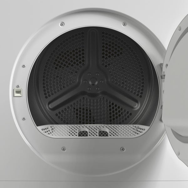 Telefunken T-11-400-W Kondenstrockner 7kg Trockner mit 15 Programmen Startzeitvorwahl & Knitterschutz weiß