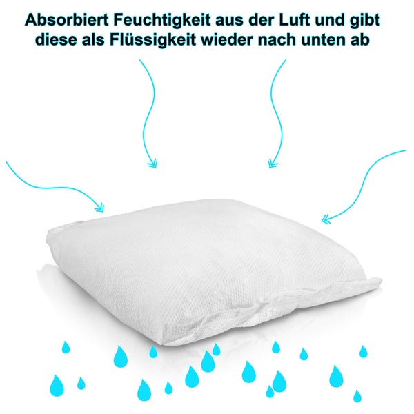 BigDean 12 x 400g Luftentfeuchter Nachfüllpack Feuchtigkeits-Stopper Nachfüll-Beutel Granulat Vliesbeutel XXL Box – Feuchtigkeitskiller Raumentfeuchter ohne Strom – Universell Ersatzbeutel
